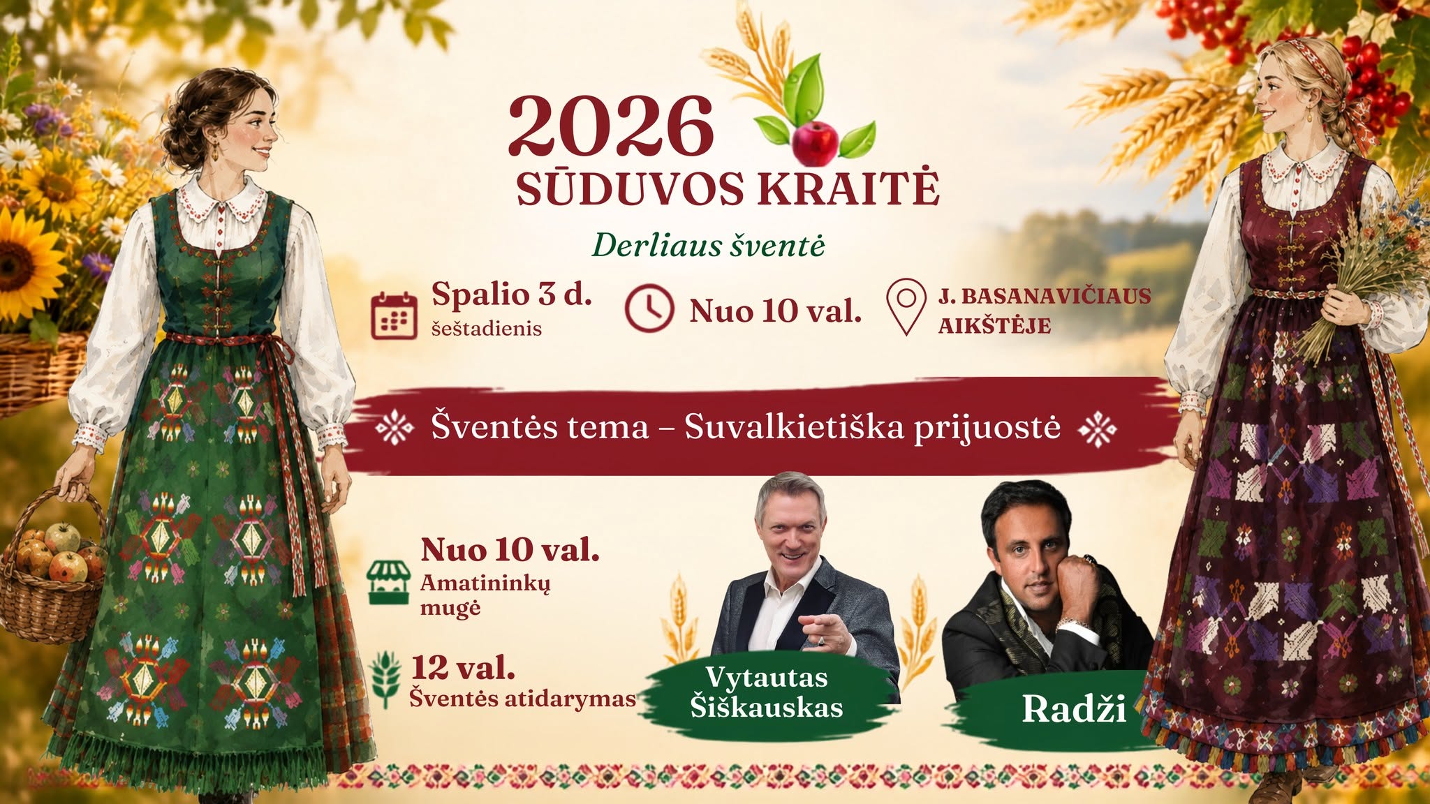Derliaus šventė „Sūduvos kraitė“ Marijampolėje