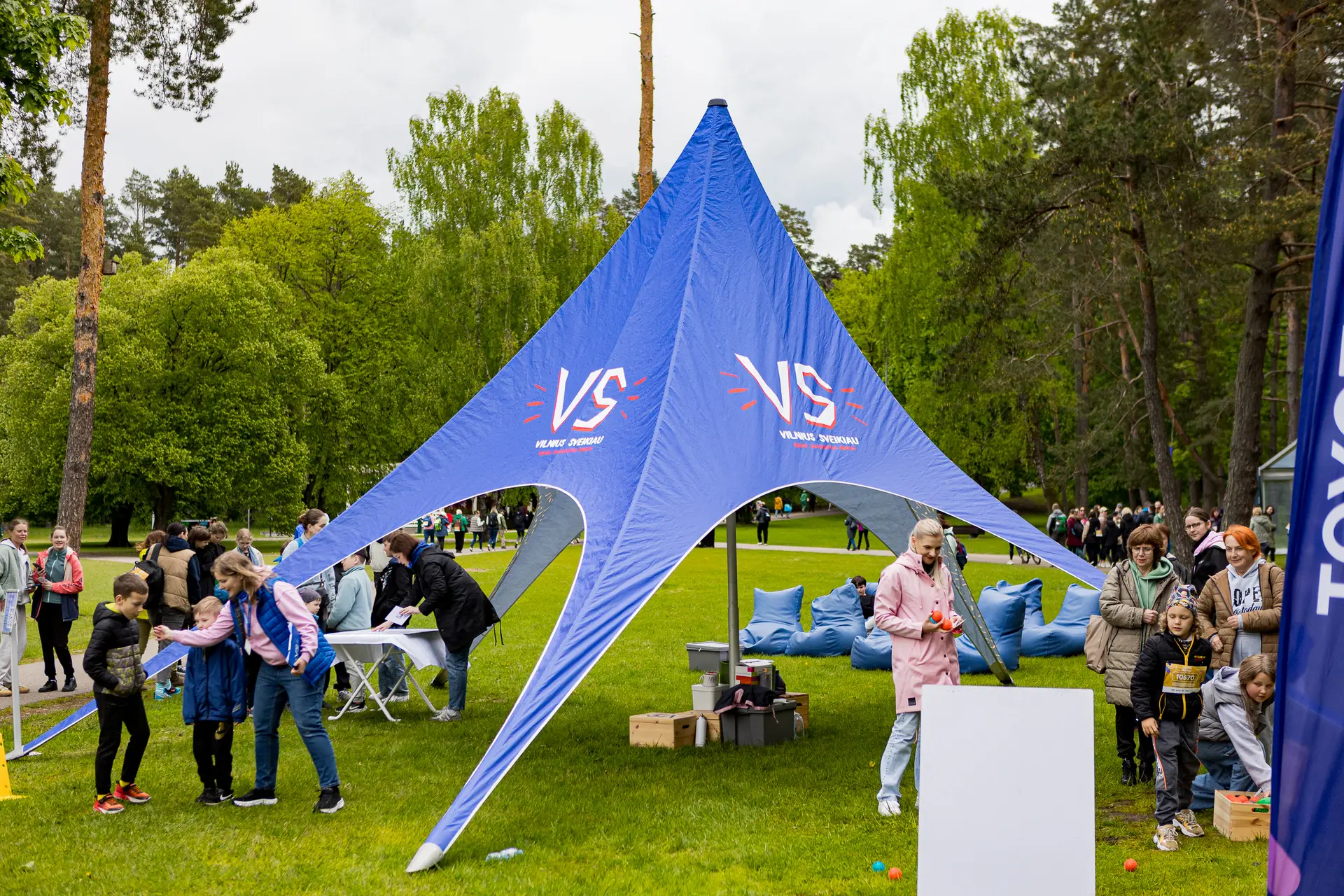 Veiklos vaikams Upės festivalyje (Vilniaus savivaldybės nuotr.)