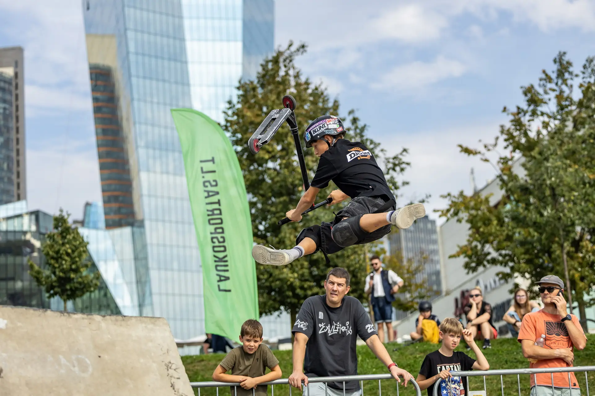 Sportiniai iššūkiai Upės festivalyje (Vilniaus savivaldybės nuotr.)