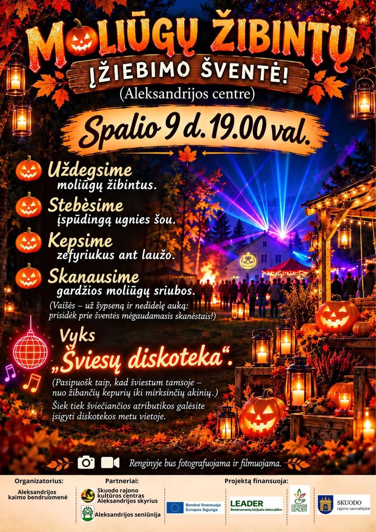 Moliūgų žibintų šventė Aleksandrijoje