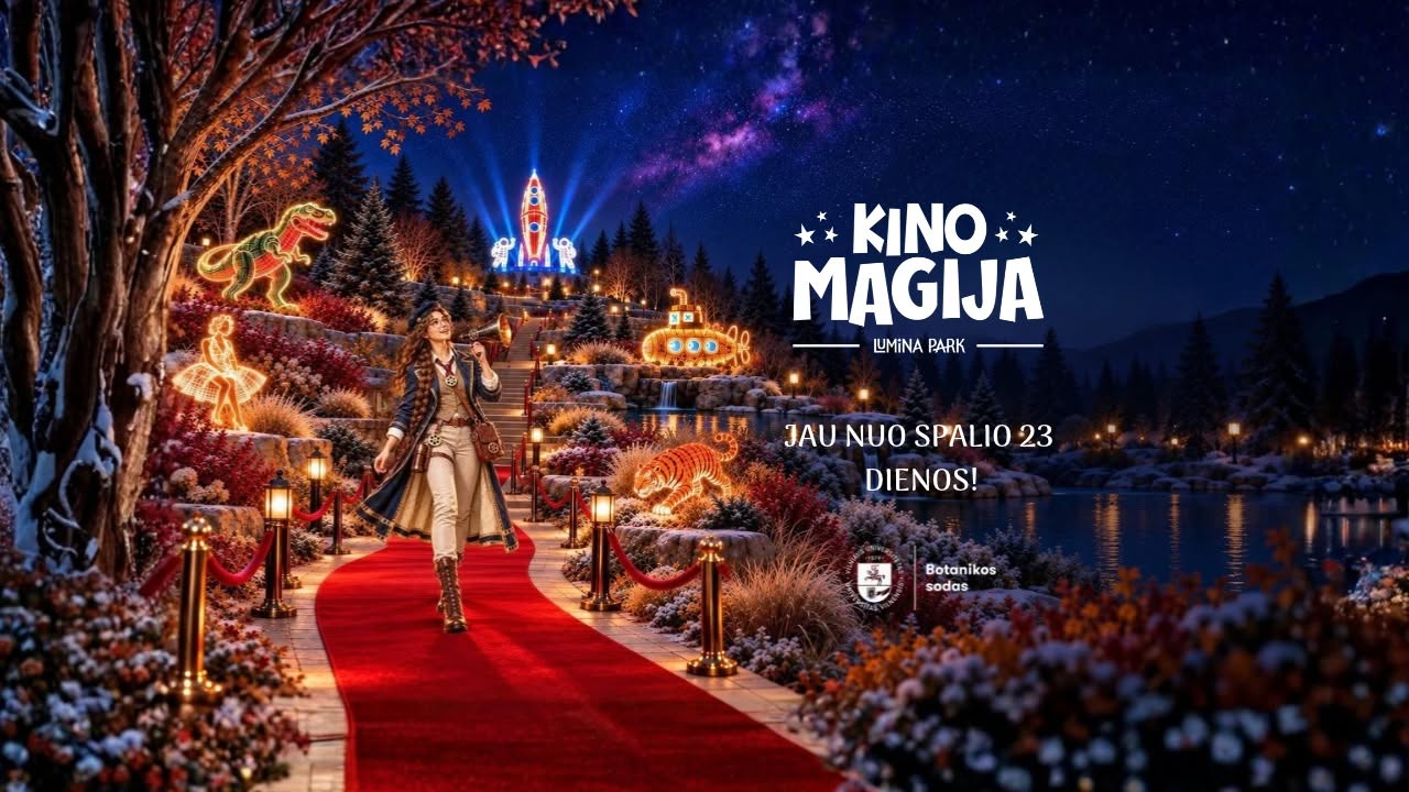 Lumina park „Kino magija“ Vilniuje