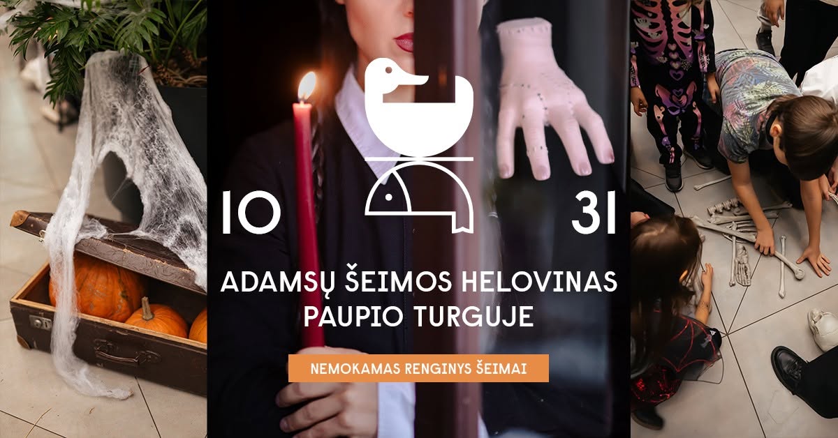 Adamsų šeimos Helovinas Vilniuje