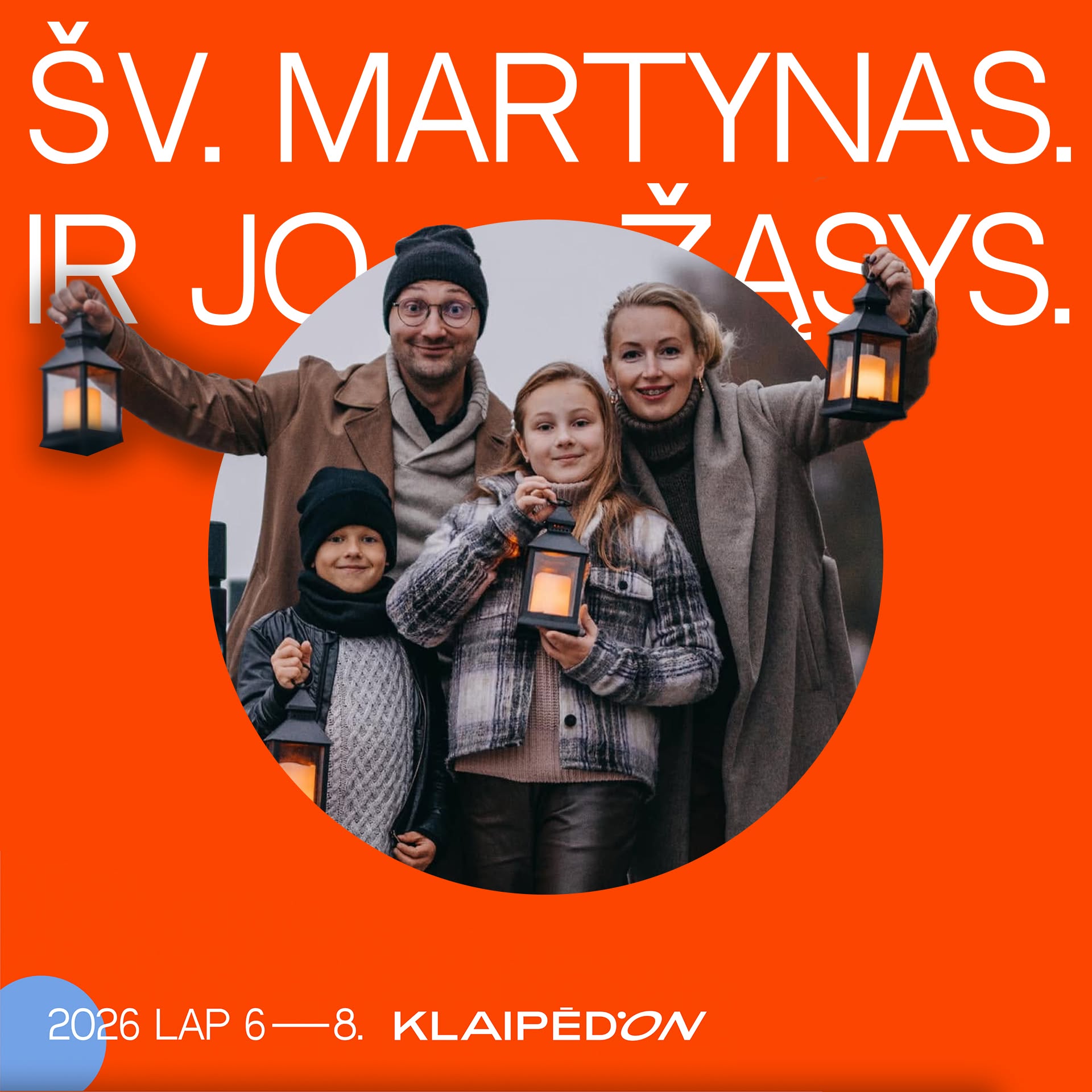 Šv. Martynas. Ir jo žąsys 2026. Šventinė eisena su žibintais