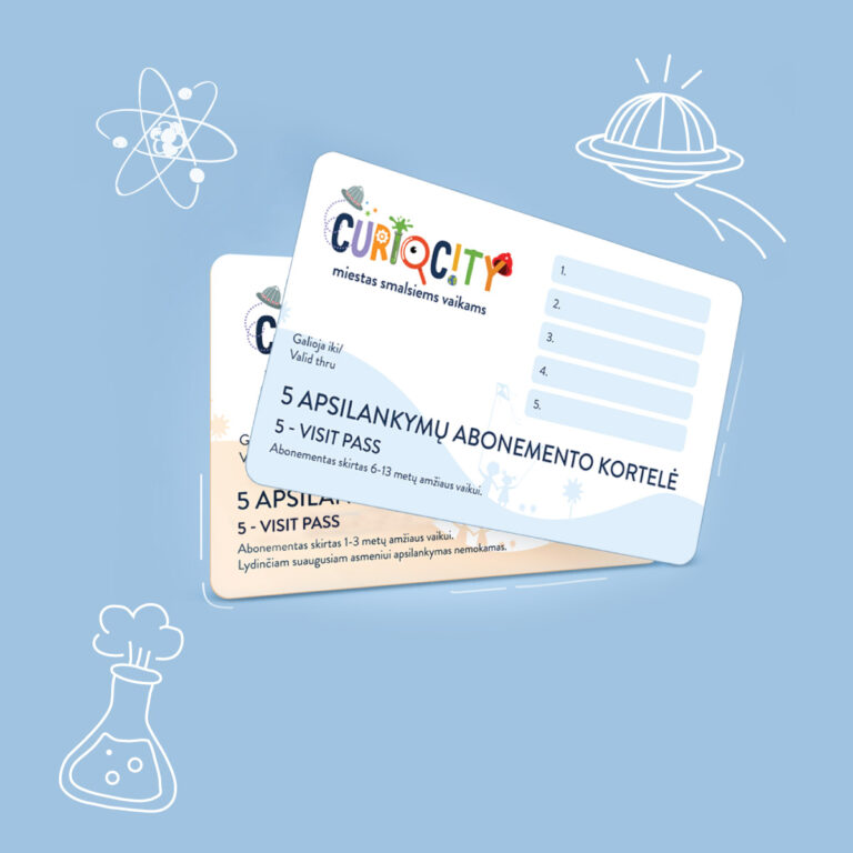 CurioCity dovanų kuponas abonementas