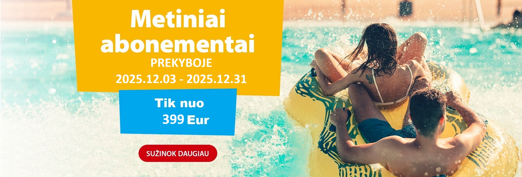 Vichy vandes parko abonementas