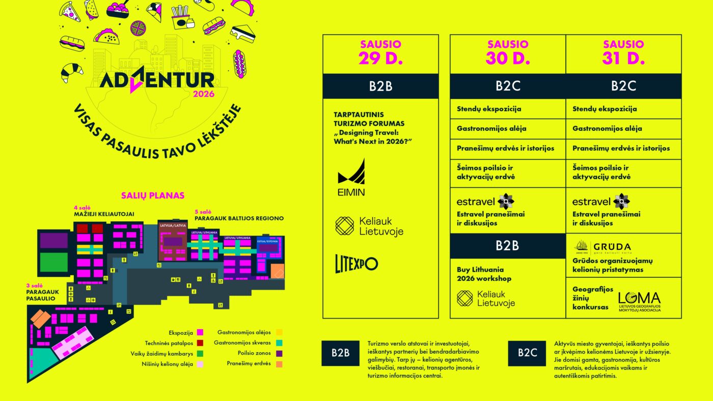 Adventur 2026 programa