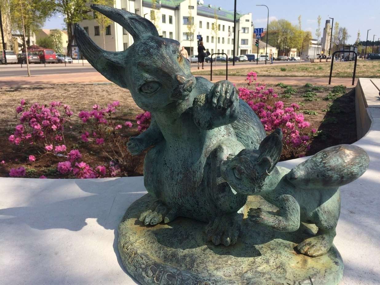 Voveraitės Alsodra ir Sodriukas Alytuje