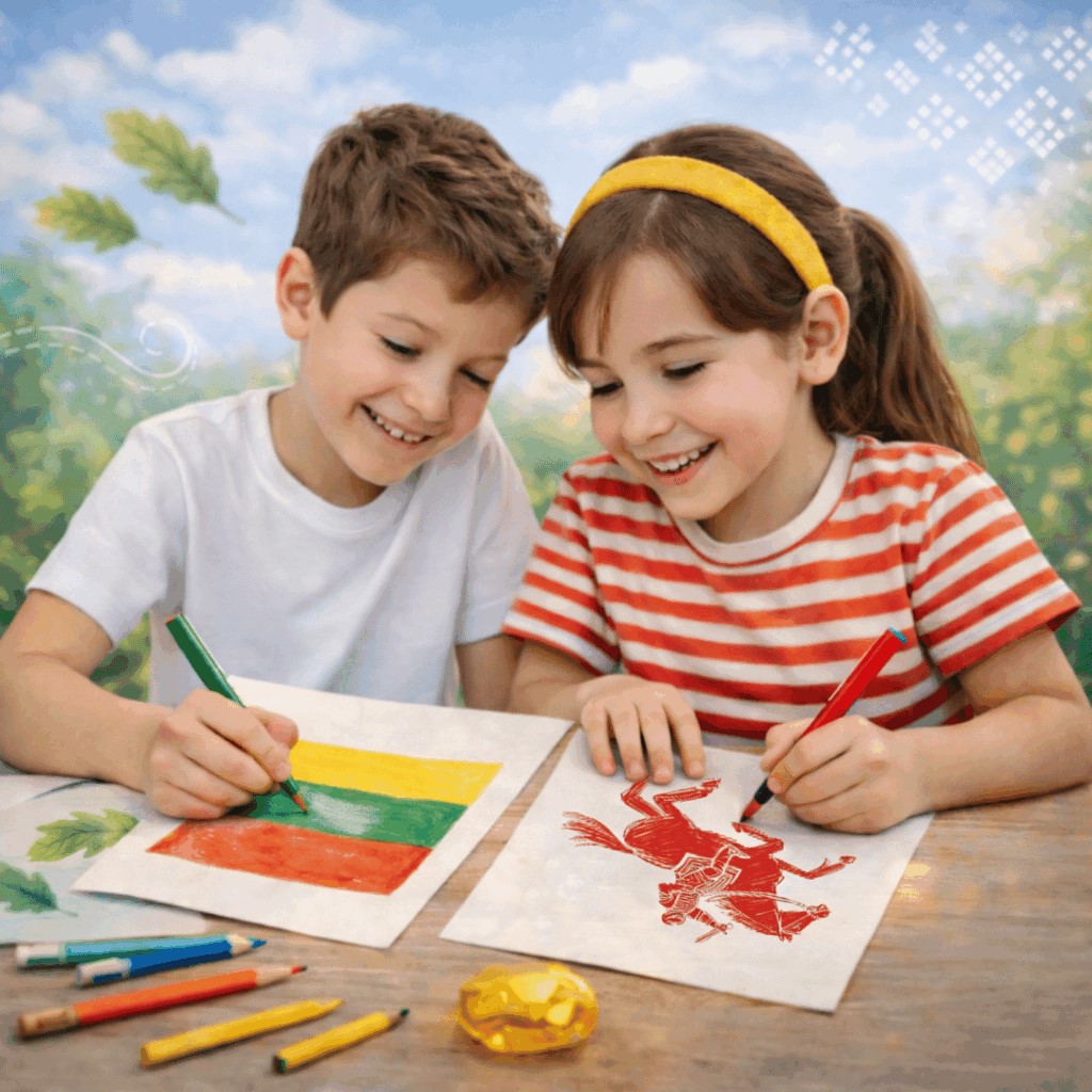 Pažintinė edukacija vaikams CurioCity: Atrask Lietuvą simboliuose