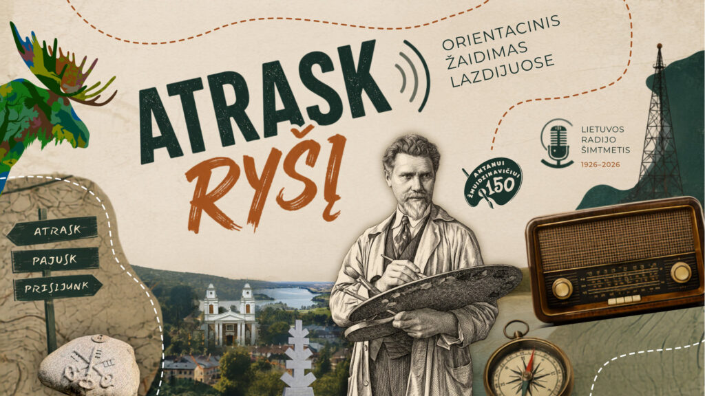 Lazdijai pristato inovatyvų orientacinį žaidimą Atrask ryšį