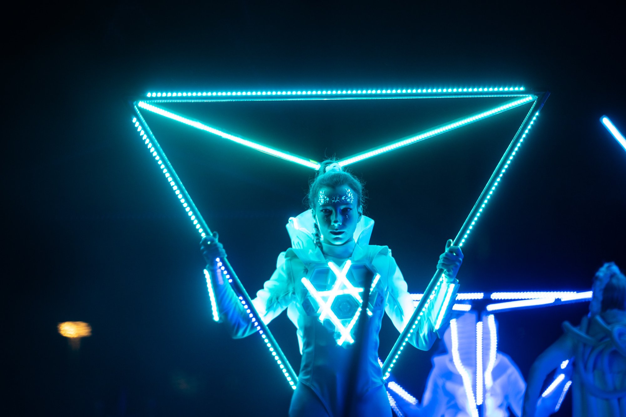 Nemokamas šviesų, lazerių, 3D projekcijų renginys Šiauliuose