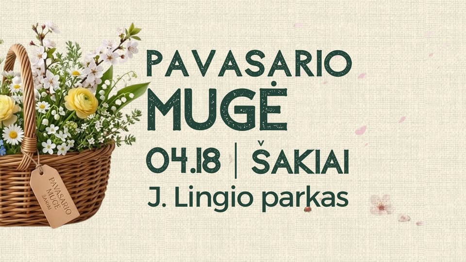 Pavasario mugė Šakiuose
