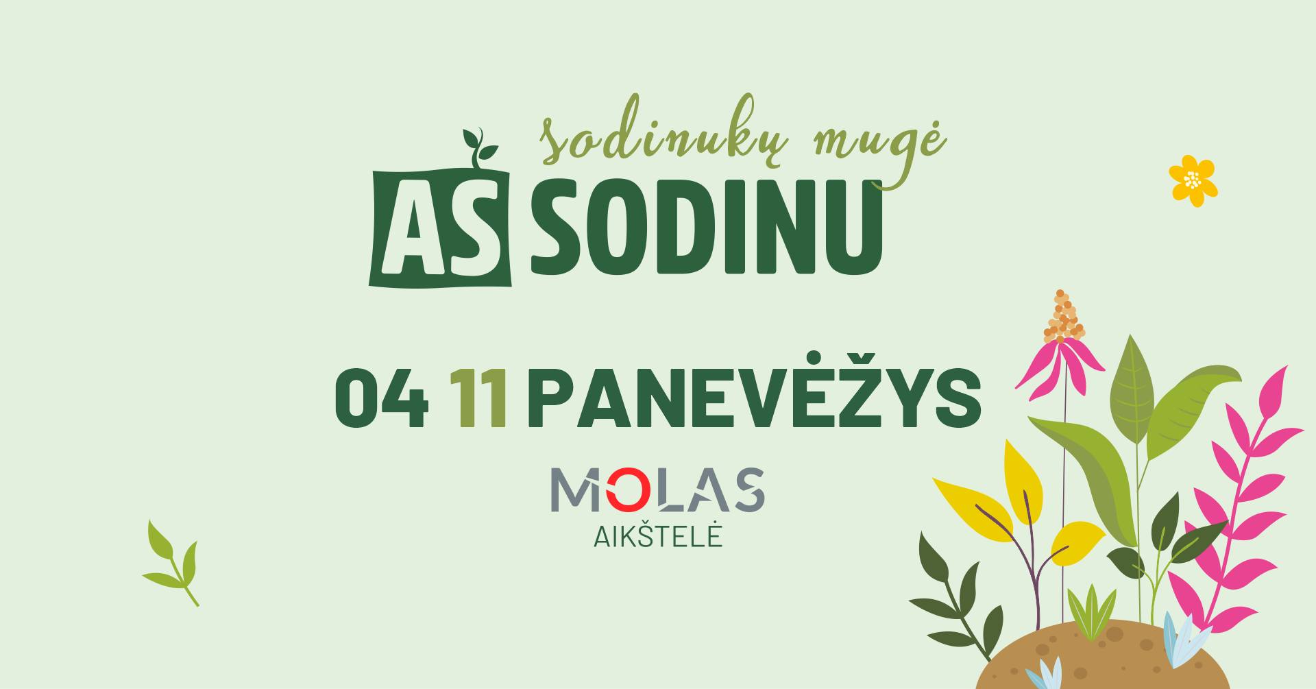 Sodinukų mugė „Aš sodinu“ Panevėžyje