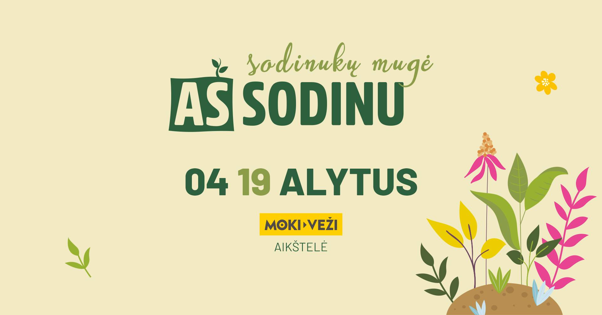 Sodinukų mugė „Aš sodinu“ Alytuje