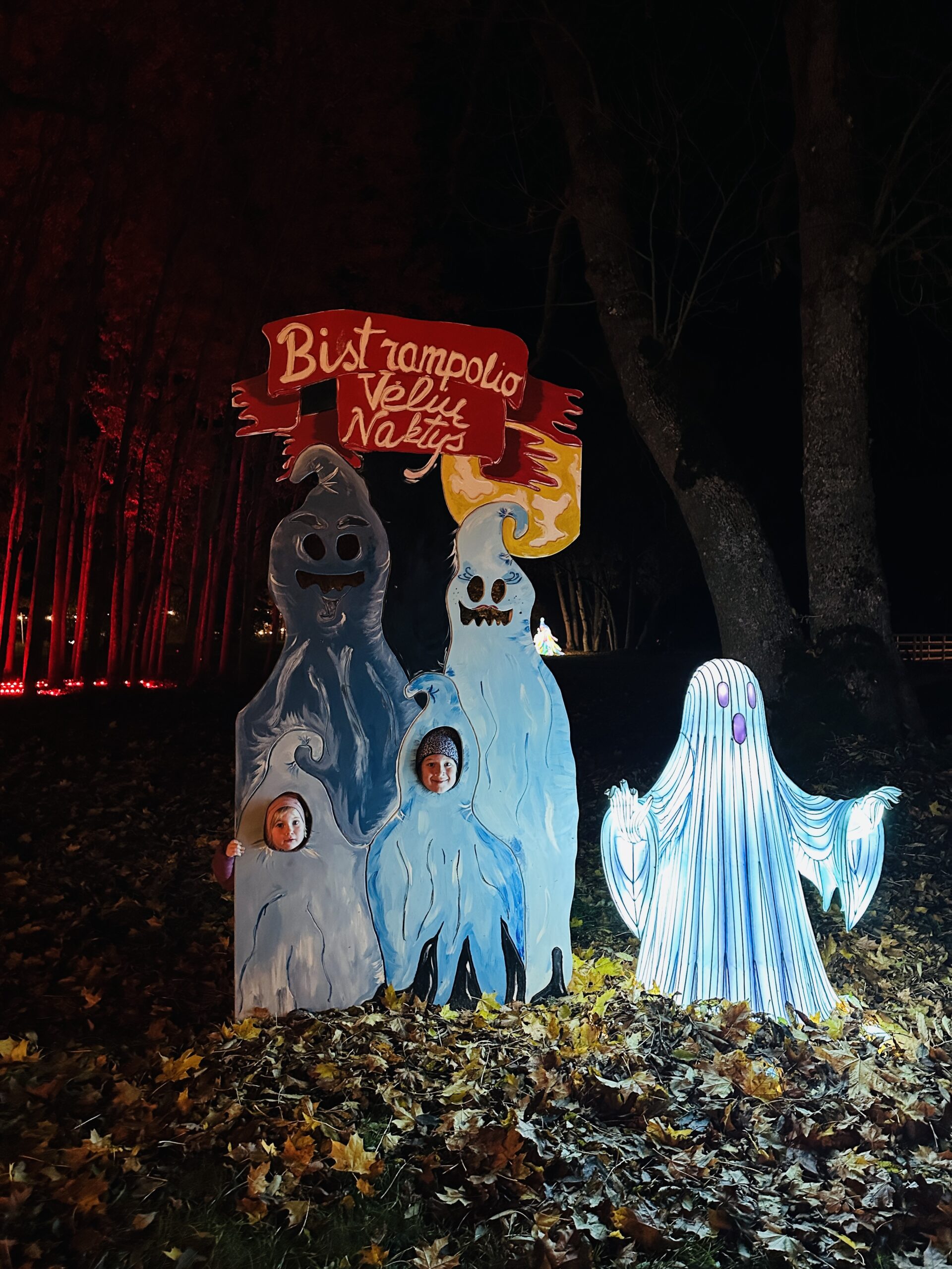 Šviesų festivalis Bistrampolio dvare