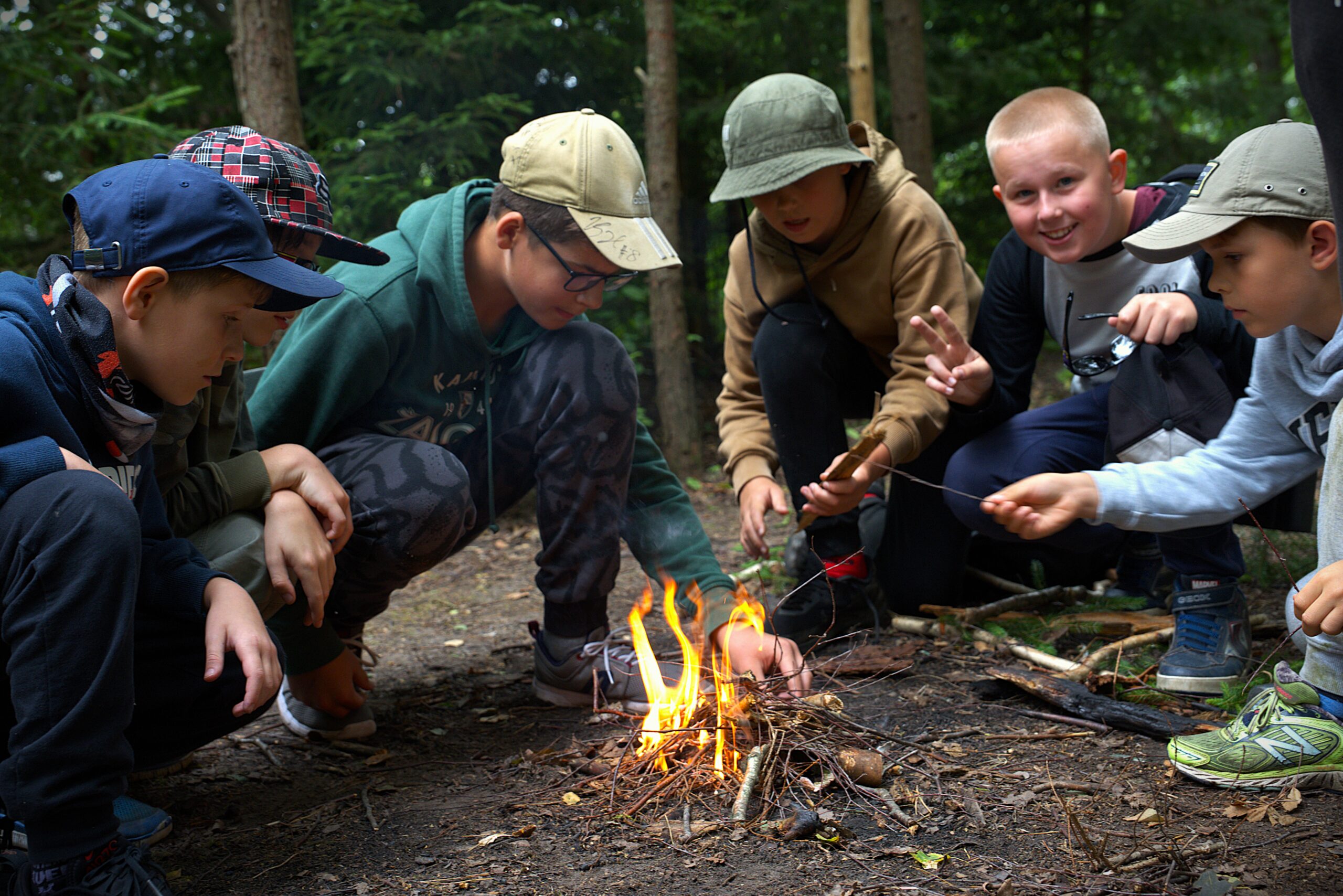 Alfa būrys stovyklos vaikams