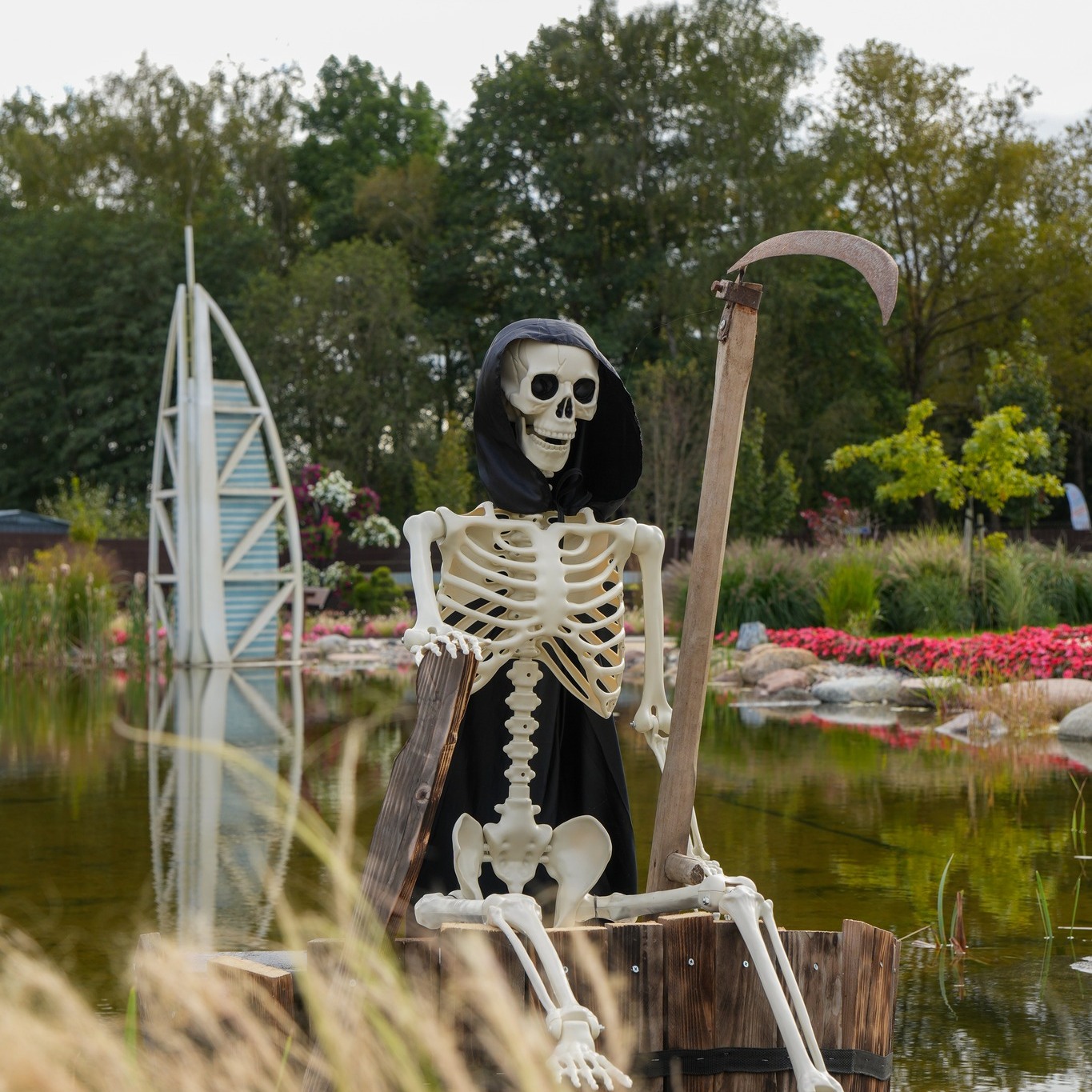 Helovyno dekoracijos Babilono soduose