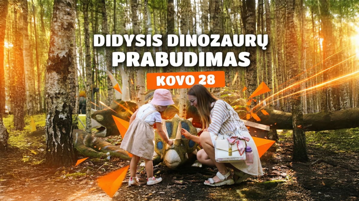 Dino parko atidarymas 2026