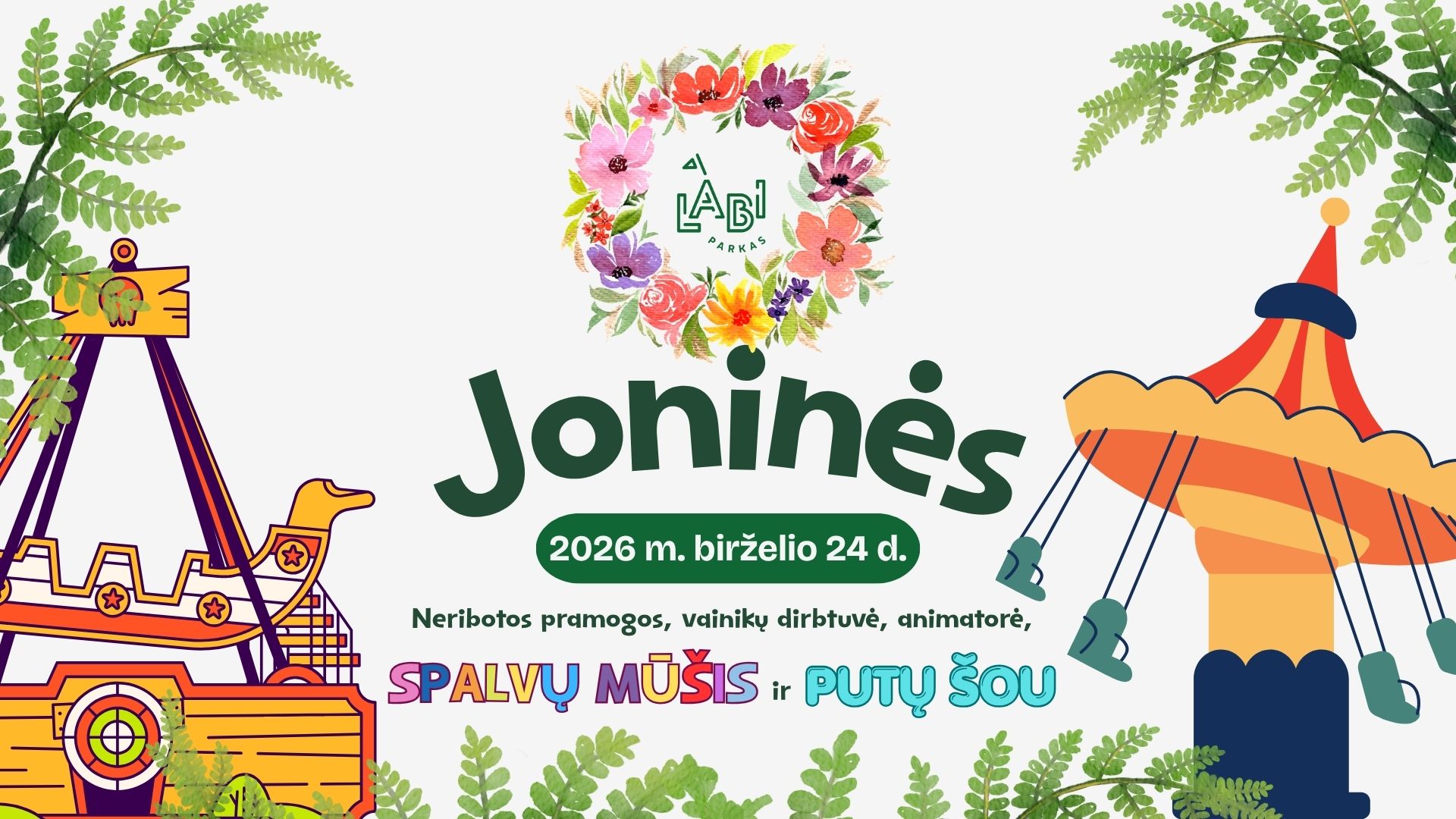 LABI parke tradicinė Joninių šventė kitaip