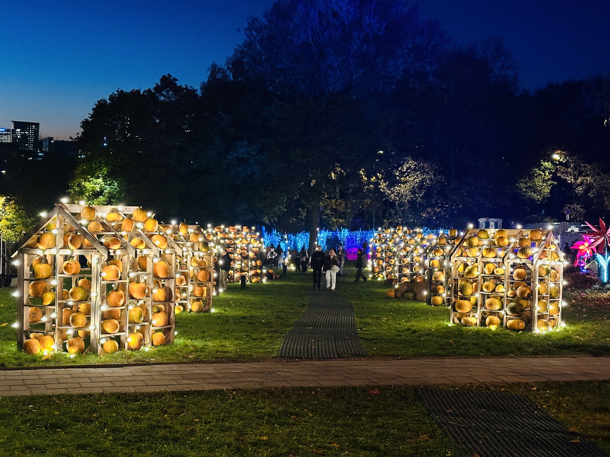 Šviečiantys moliūgai