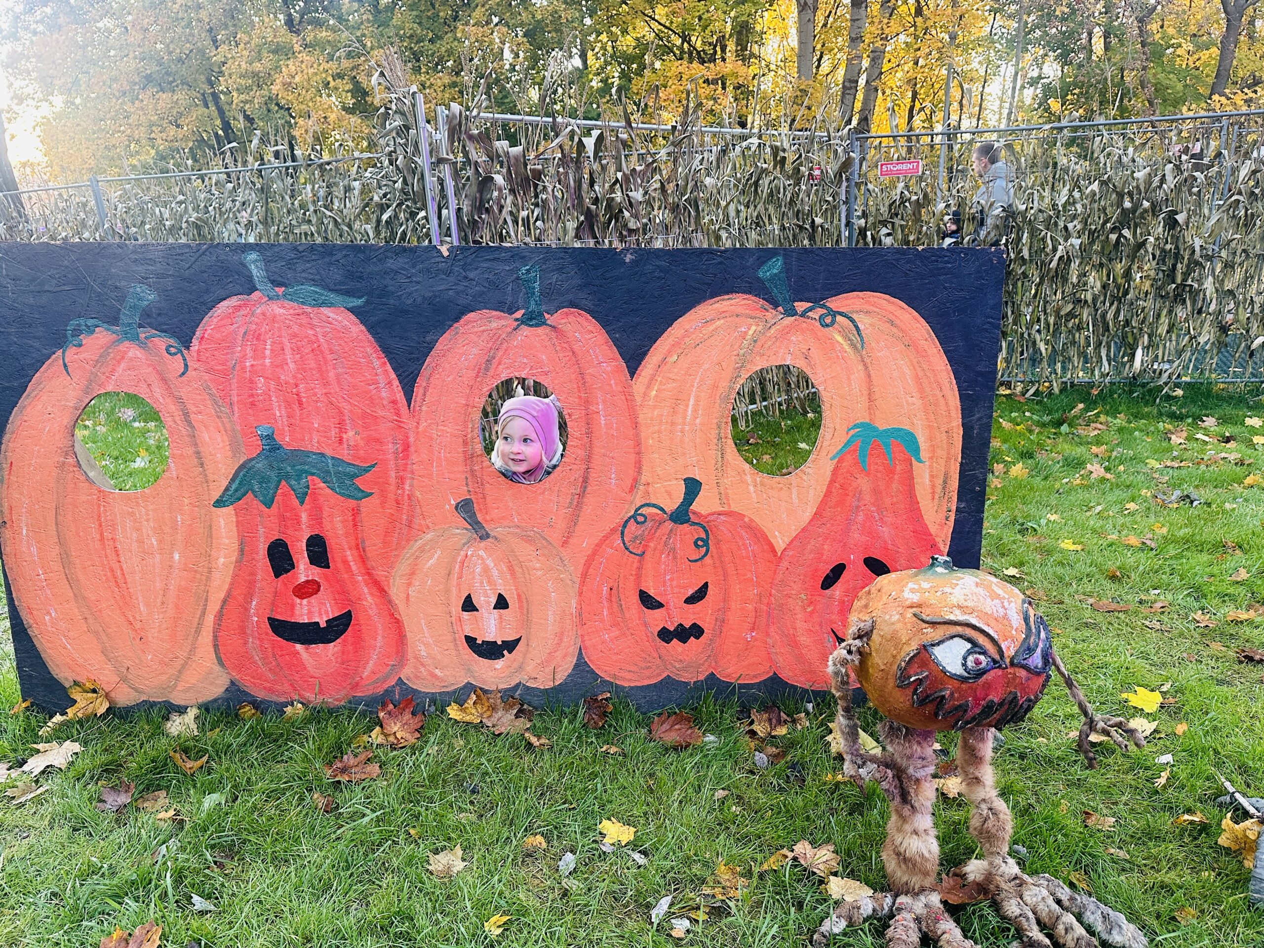 Helovyno dekoracijos Kalnų parke