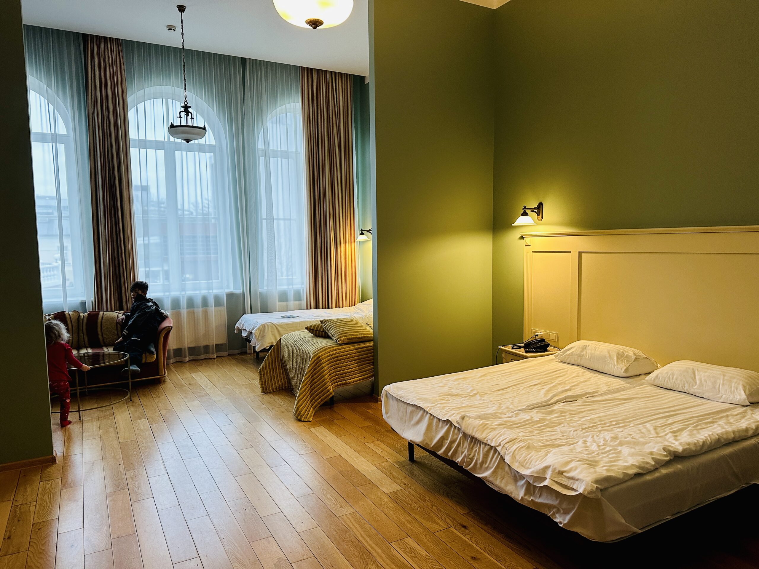 Viešbučio kambariai puikiai pritaikyti šeimų poreikiams