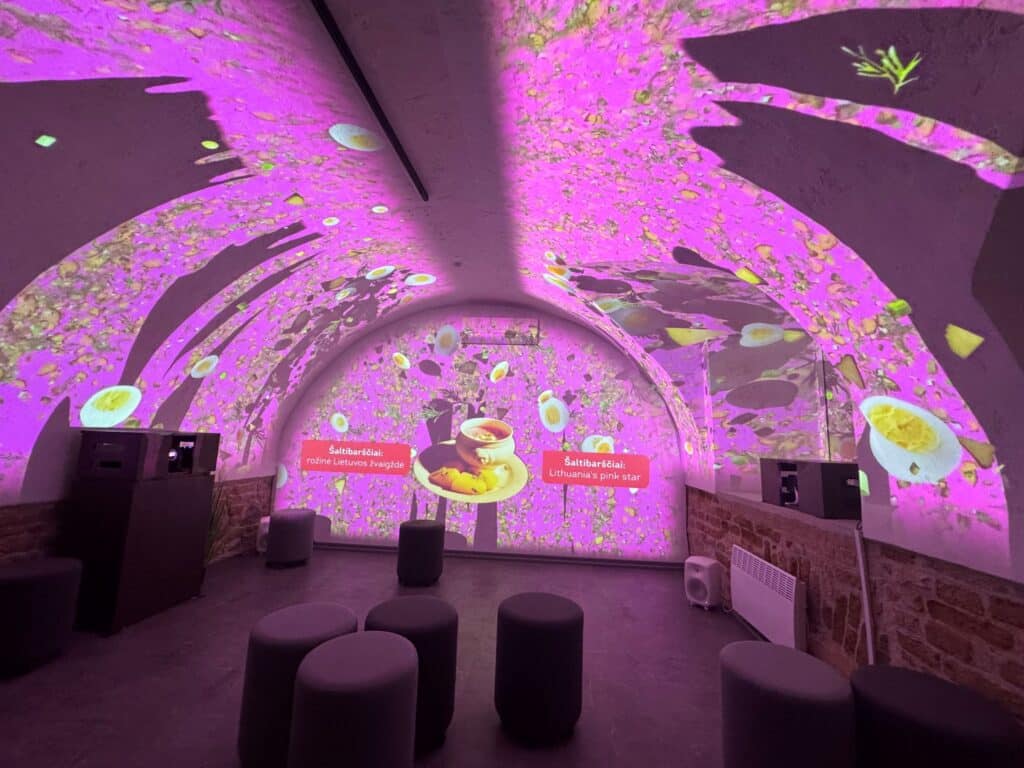 Rožinė banga Turizmo informacijos centre („Neakivaizdinio Vilniaus“ nuotr.)