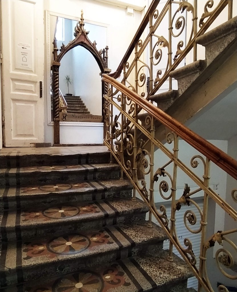 A. Jakšto gatvės laiptinės plytelės (nuotr. Neakivaizdinis Vilnius)