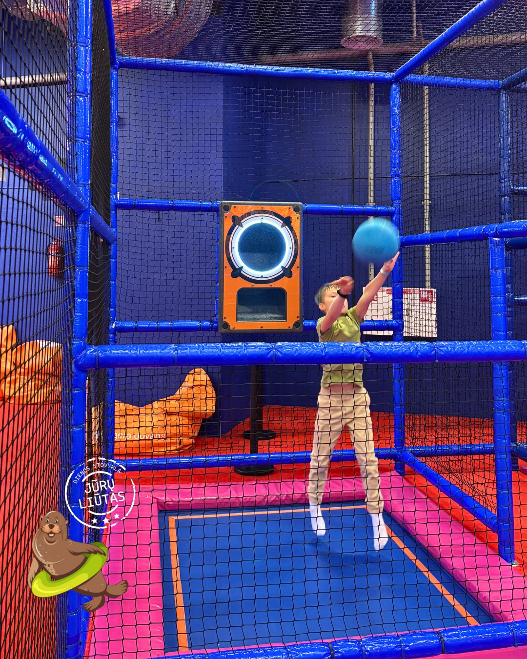 Vasaros plaukimo stovykla vaikams Jūrų liūtas