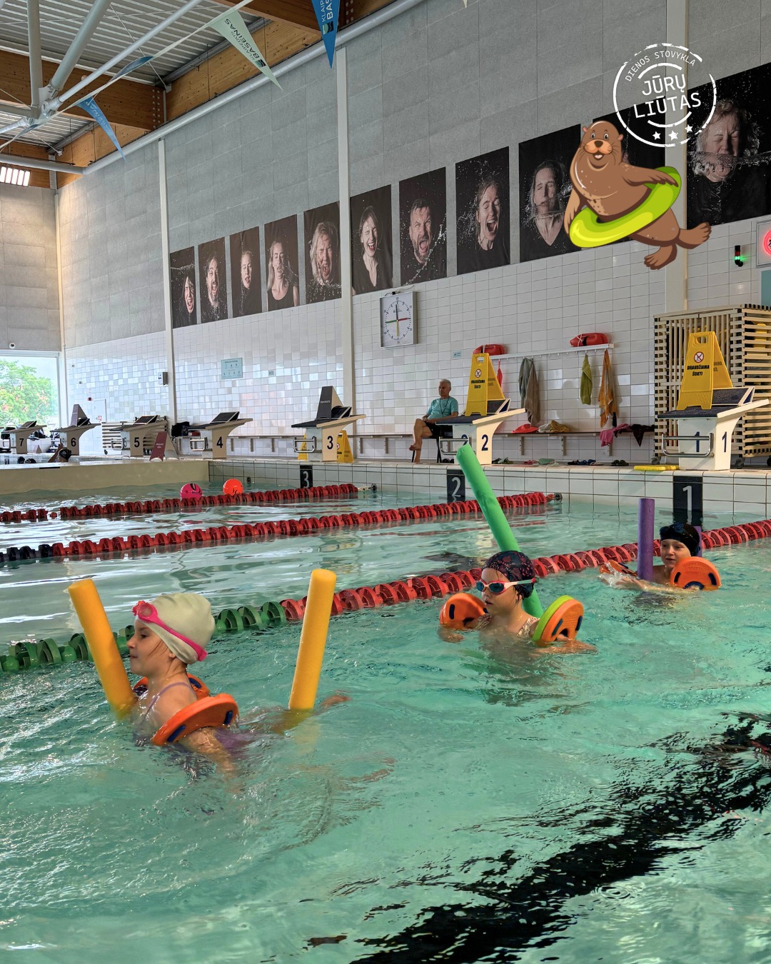 Vasaros plaukimo stovykla vaikams Jūrų liūtas