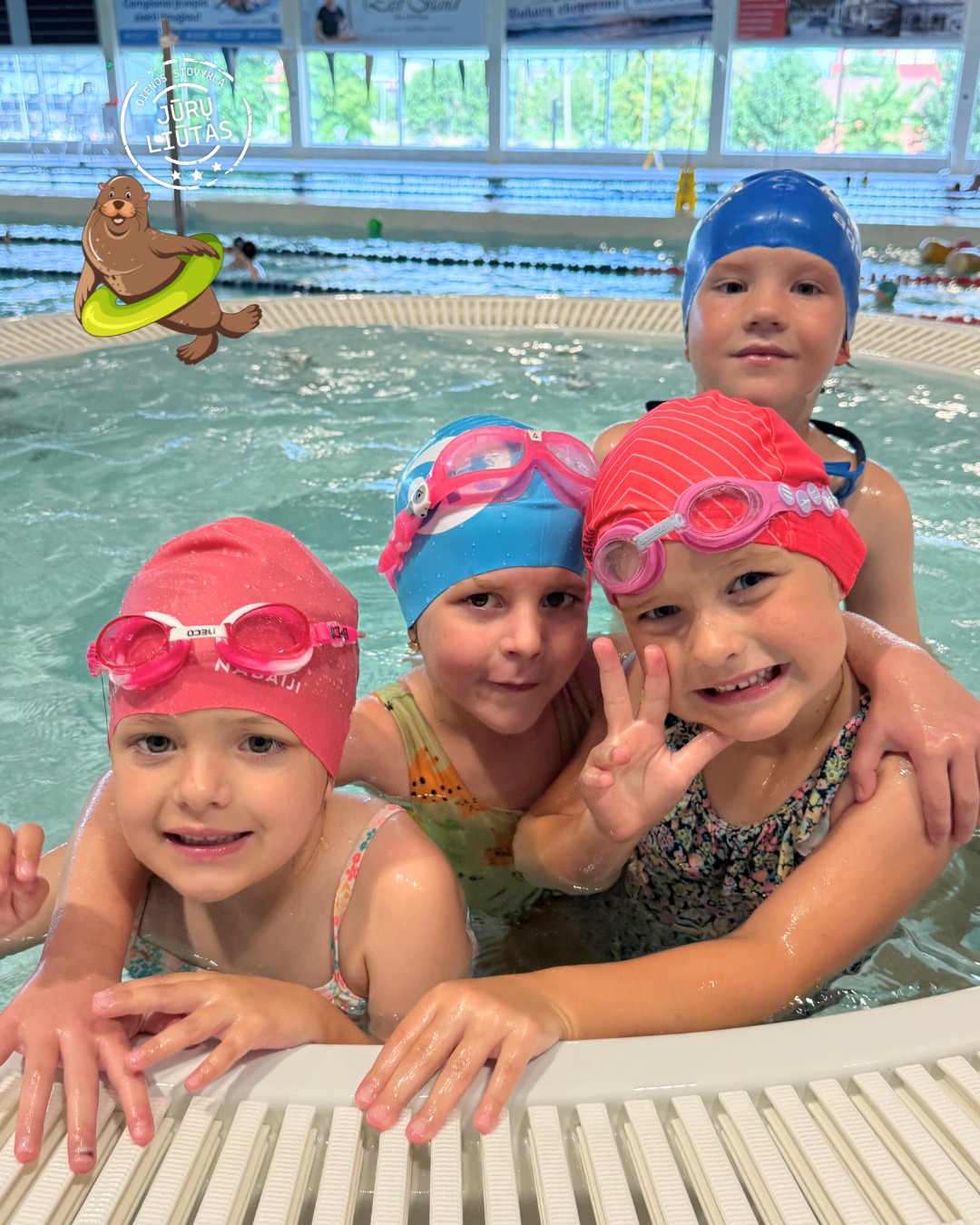 Vasaros plaukimo stovykla vaikams Jūrų liūtas