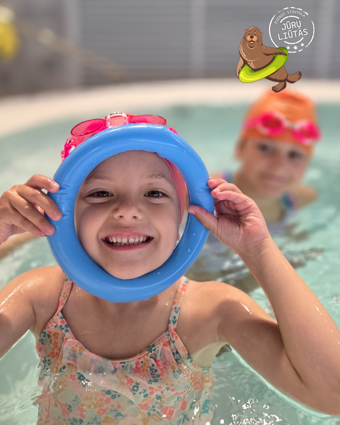 Vasaros plaukimo stovykla vaikams Jūrų liūtas 2026 Klaipėdos baseine