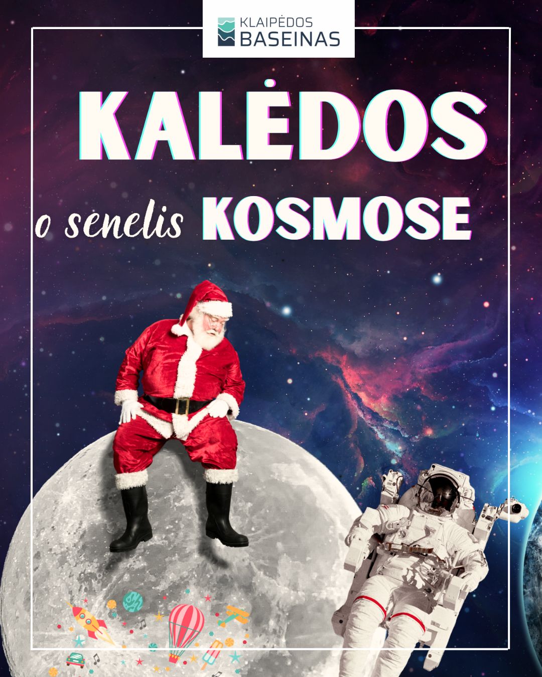 Kosminės Kalėdos Klaipėdos baseine