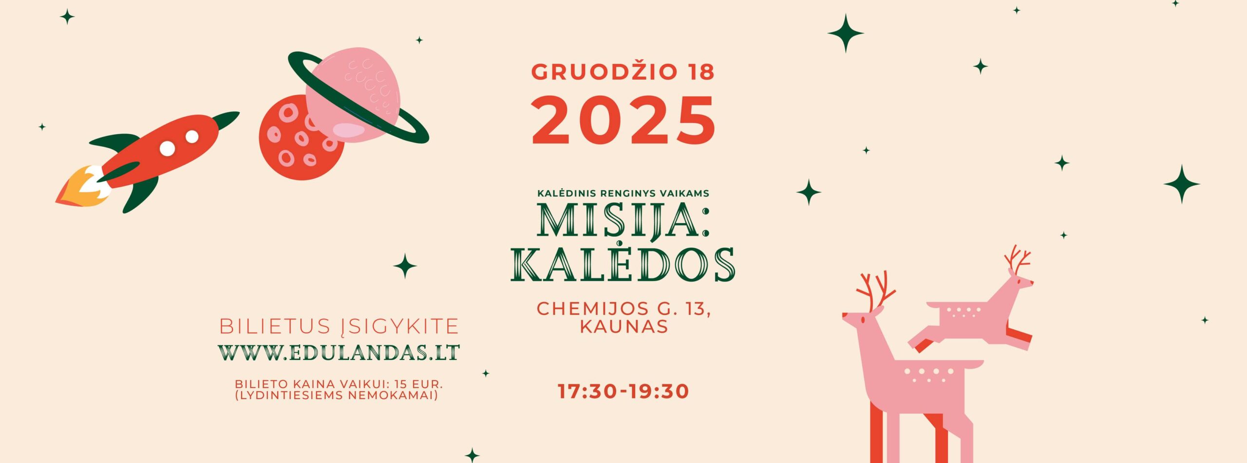 Šventinis renginys Edulande - Misija Kalėdos