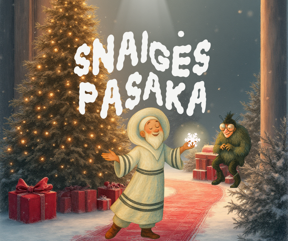 Snaigės pasaka Pakruojo dvare: kalėdinis spektaklis vaikų grupėms