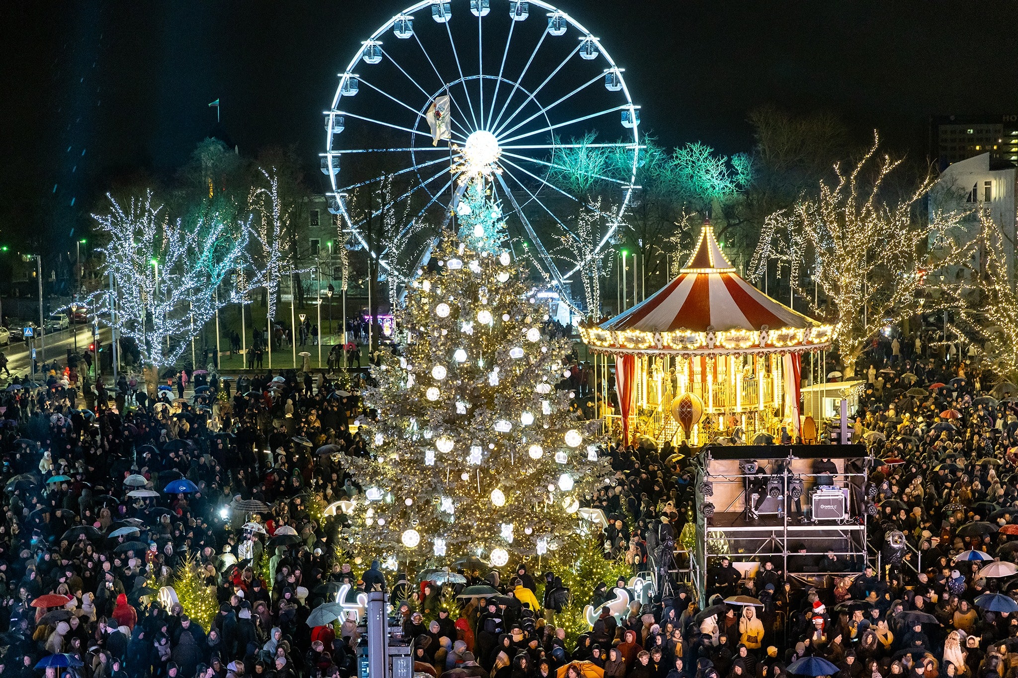 Šiaulių Kalėdų eglutė 2025
