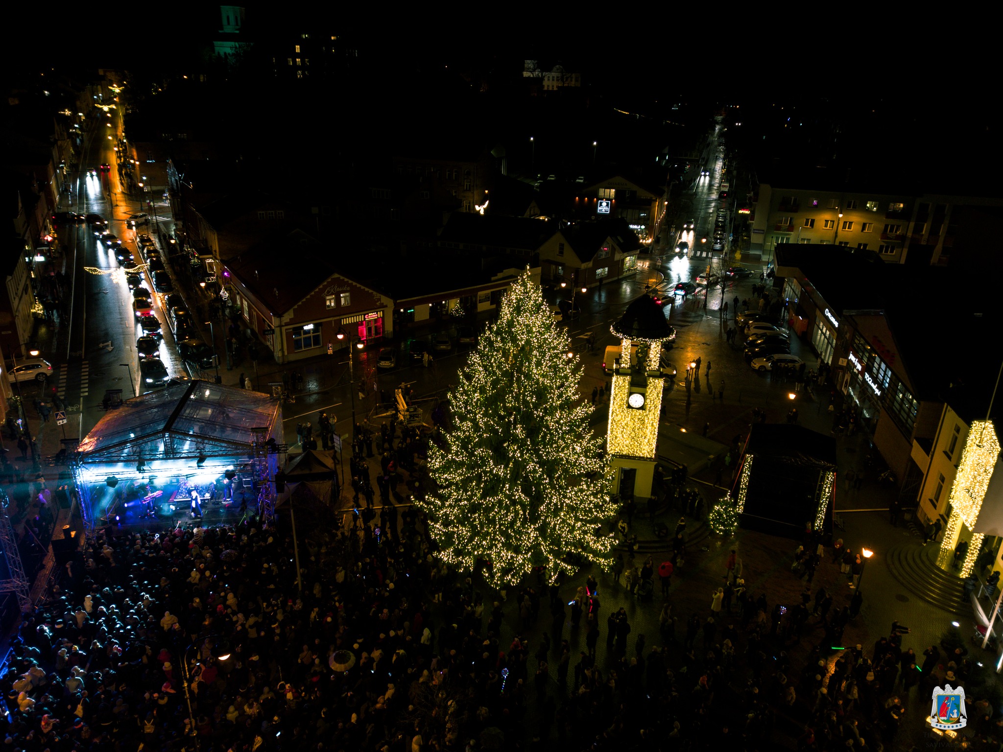 Telšių Kalėdų eglutė 2025