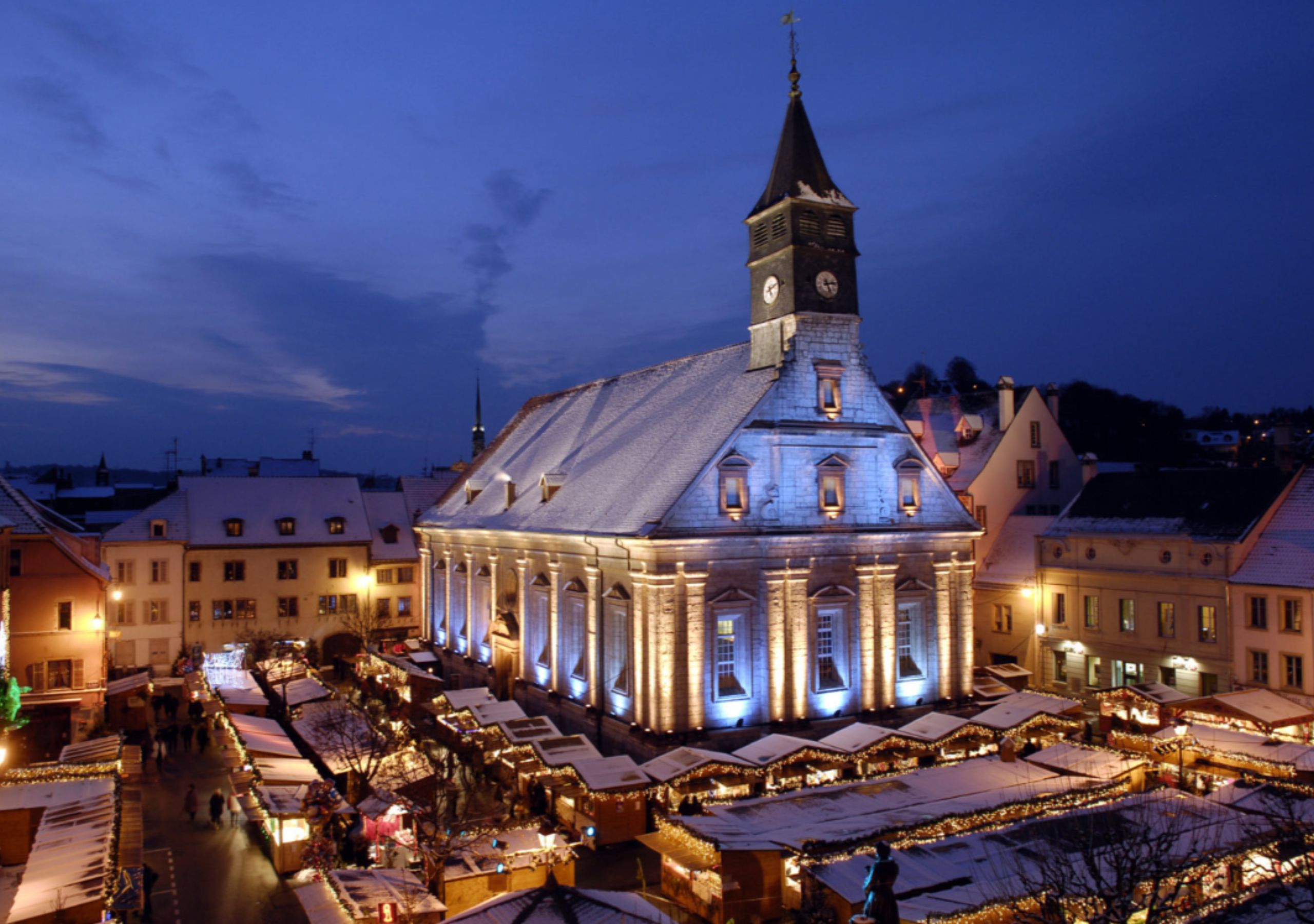 Kalėdinė mugė Prancūzija Montbeliard (nuotr. Pays de Montbeliard)