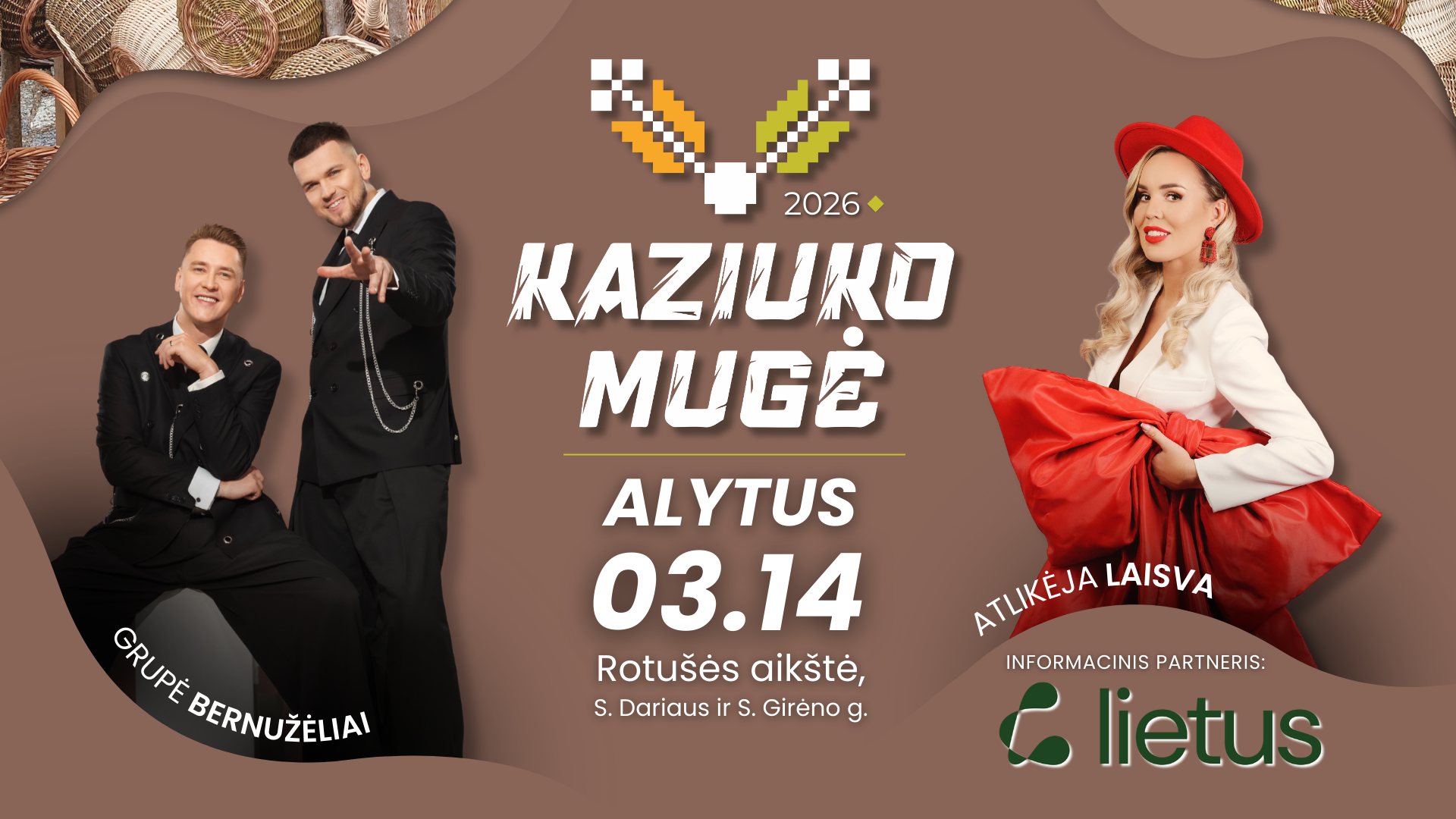 Kaziuko mugė Alytuje 2026