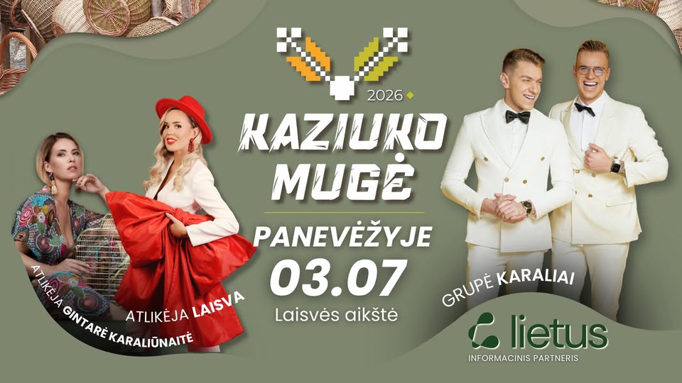 Kaziuko mugė Panevėžyje 2026