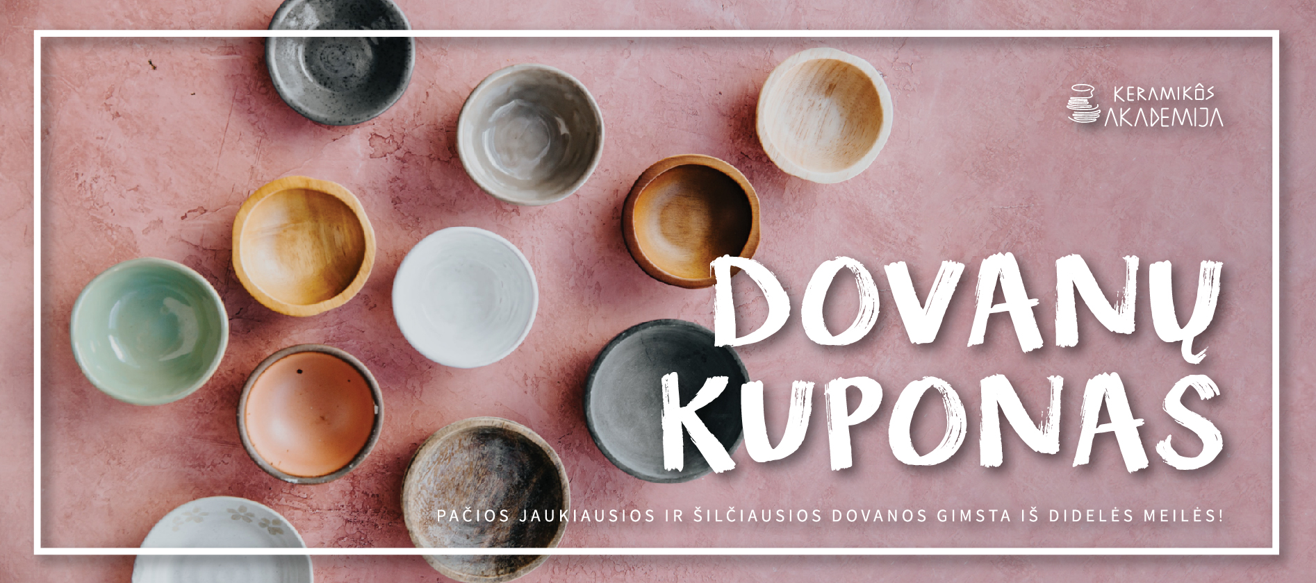 Keramikos akademijos dovanų kuponas