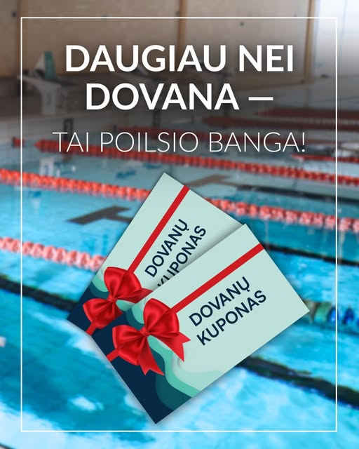 Klaipėdos baseino dovanų kuponas