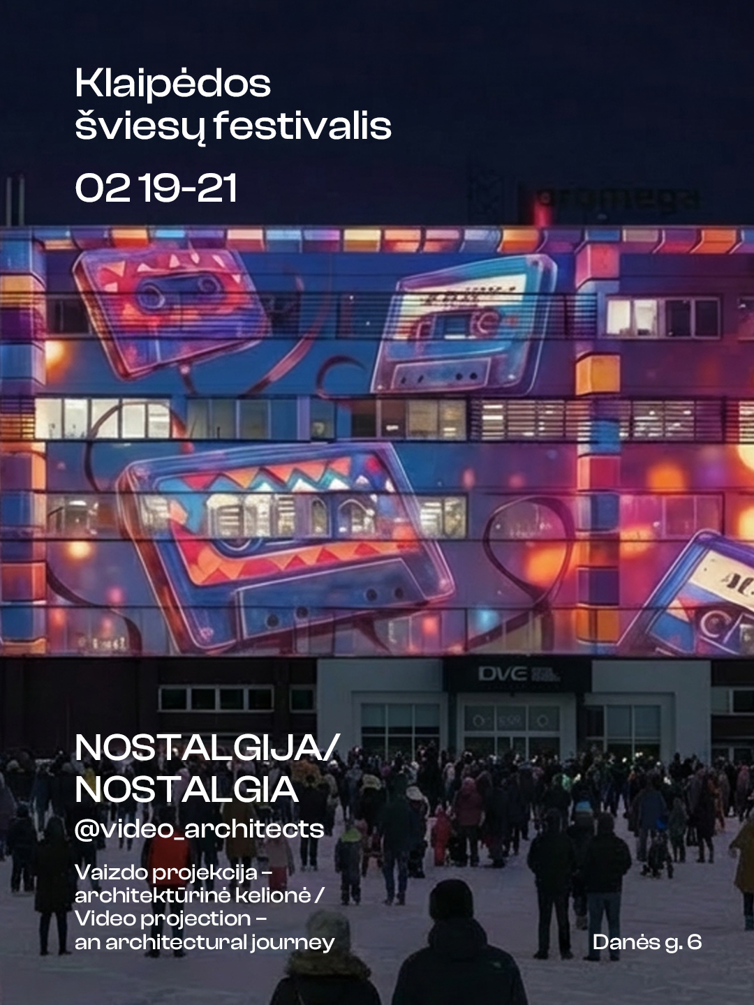 Vaizdo projekcija – architektūrinė kelionė „Nostalgija“