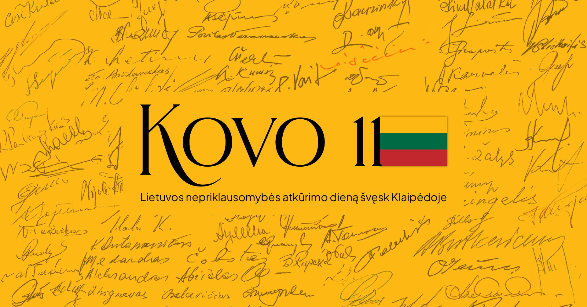 Kovo 11-oji Klaipėdoje