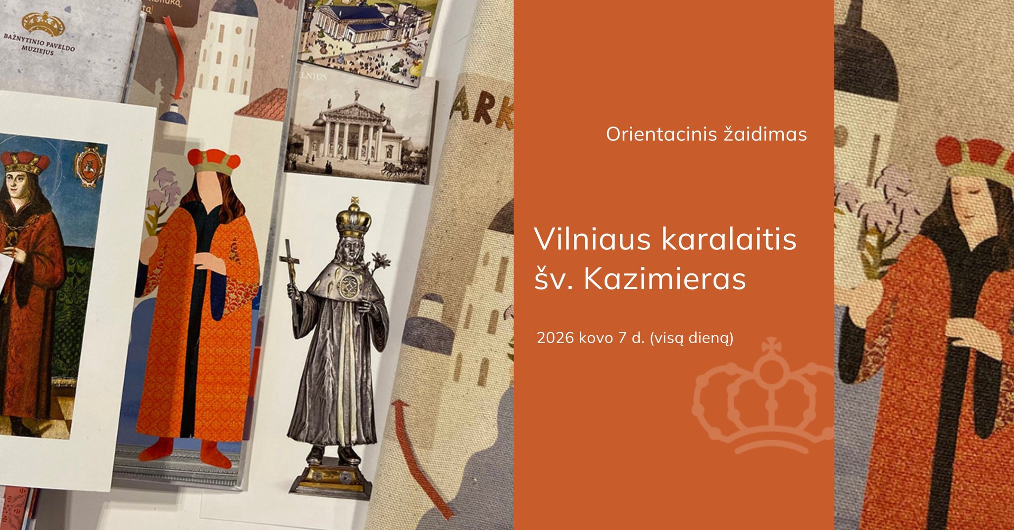 Orientacinis žaidimas Vilniaus karalaitis Šv. Kazimieras