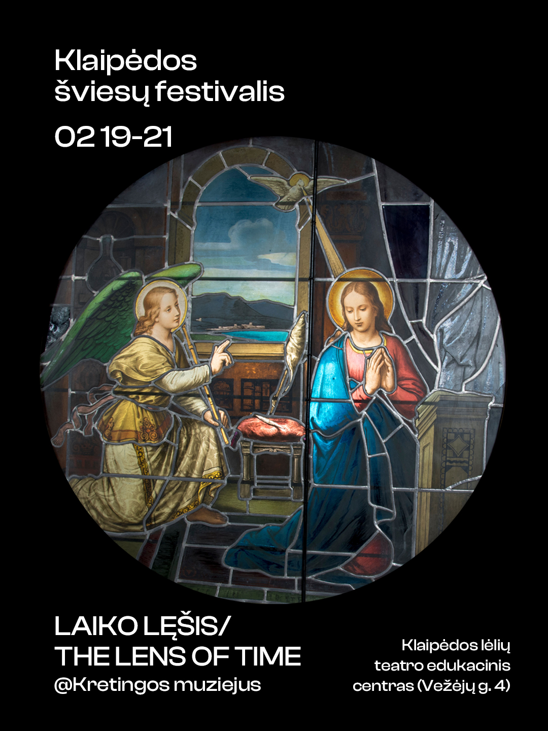 Kretingos muziejus į Klaipėdos šviesų festivalį atveža iki šiol viešai nerodytą Tiškevičių laikų vitražą