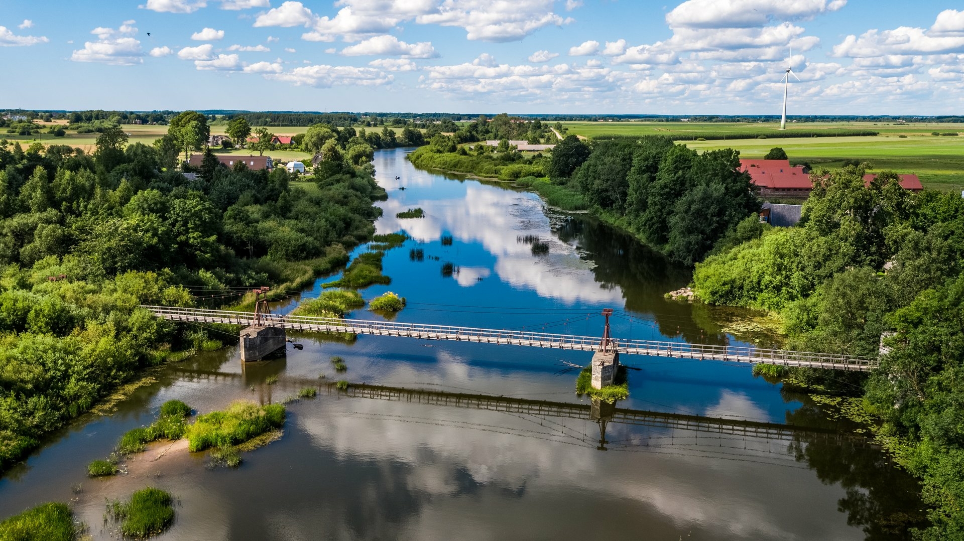 Lankupių kabamasis tiltas (nuotr. Klaipėdos rajono TIC)