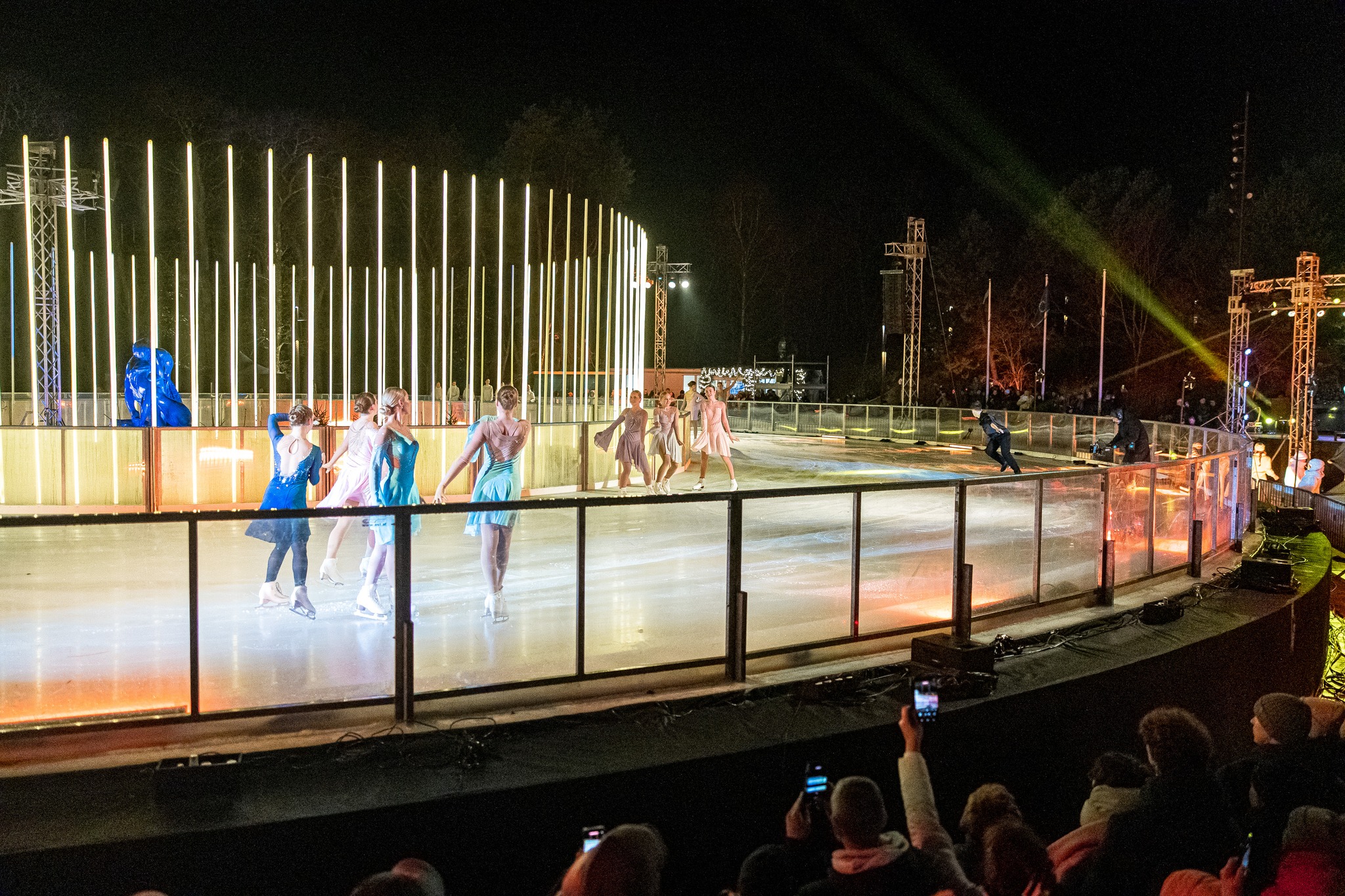 Ledo čiuožykla Palangoje Jūratės ir Kastyčio skvere