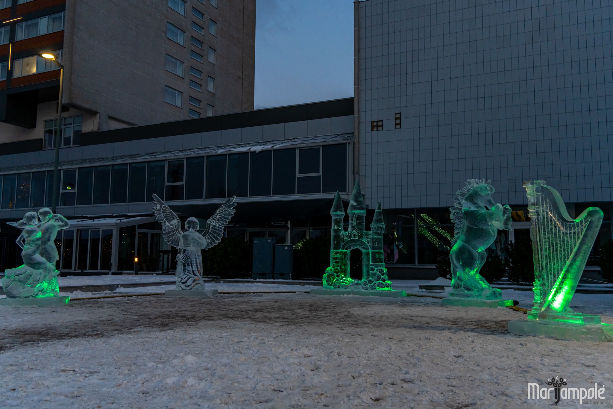 Ledo skulptūros Marijampolėje 2026