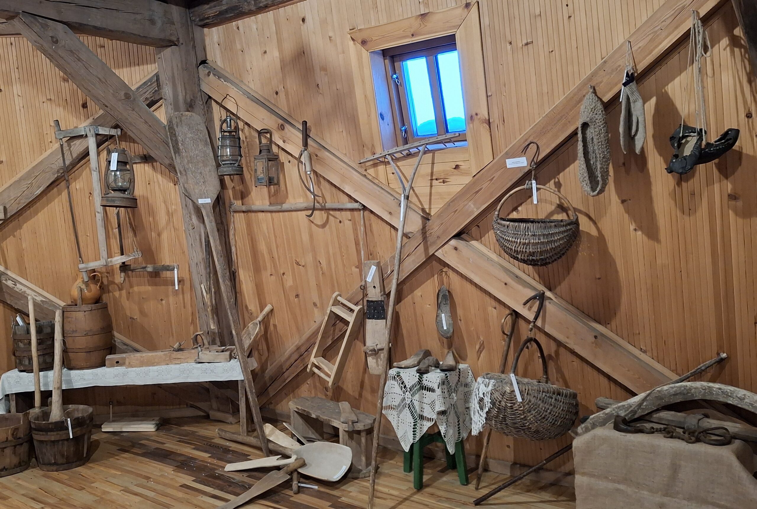 Linų muziejus ekspozicija