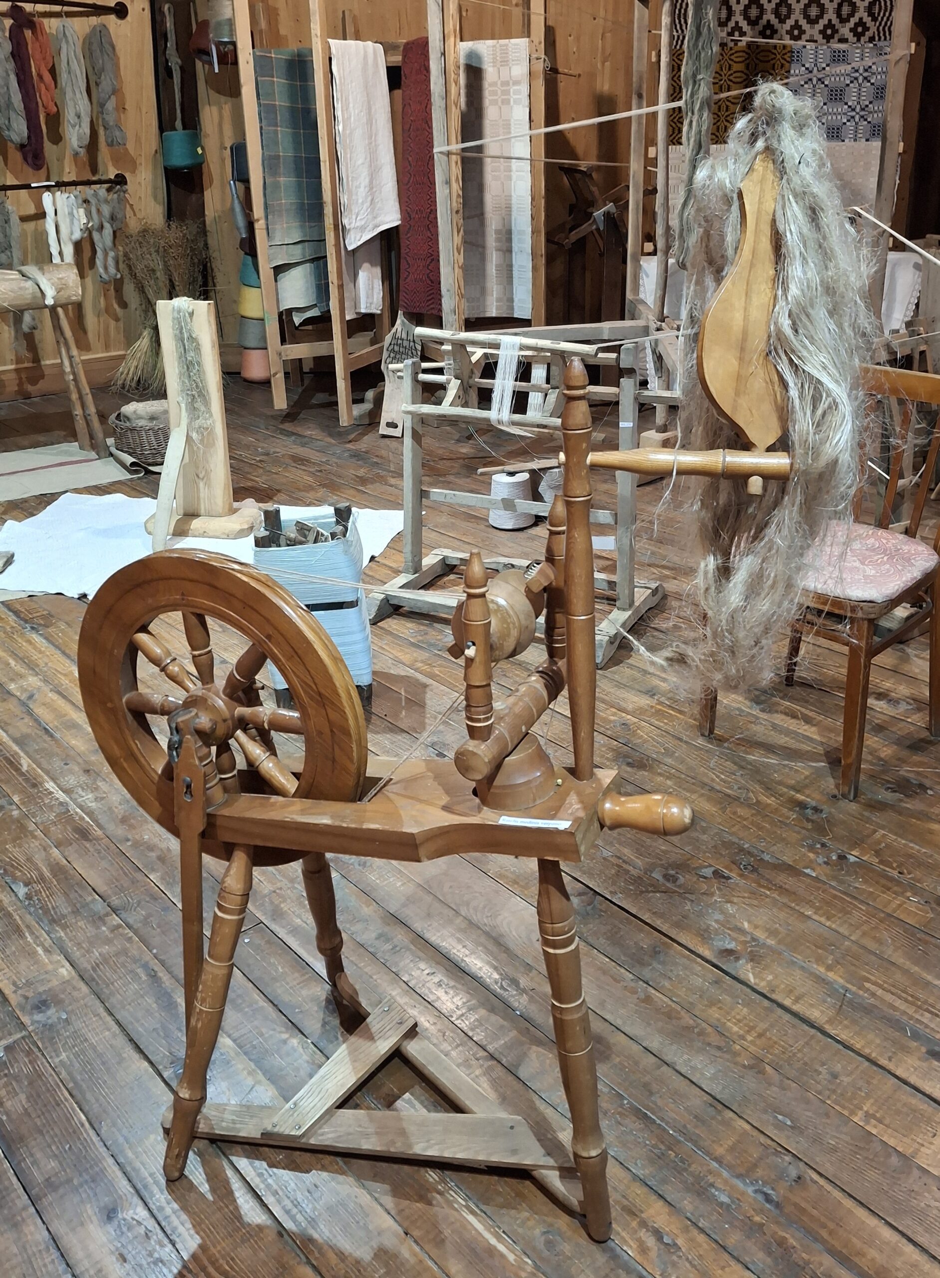 Linų muziejus ekspozicija